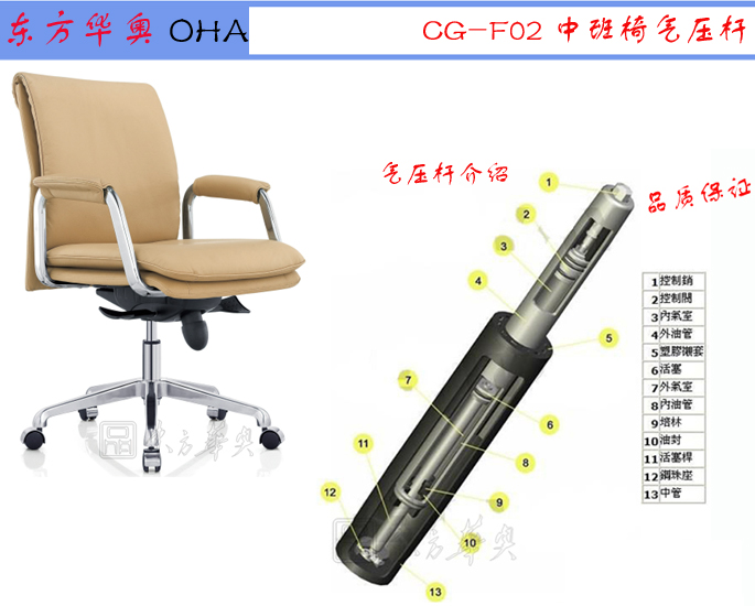 辦公椅|現代真皮中班椅|辦公家具|真皮中班椅|辦公椅，職員椅