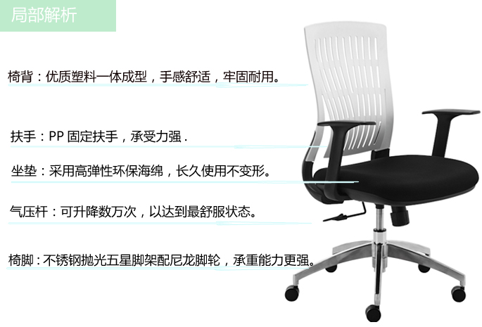 辦公椅|網布職員椅|辦公家具|職員椅|塑料職員椅
